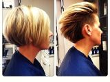 Bob Haircut From Behind Undercut Wear It Tucked Behind the Ears for A Short Look