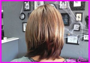 Bob Haircut with Layers In Back Long Angled Bob Haircut Back View Livesstar