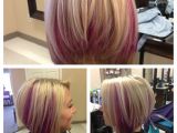 Bob Haircut with Peekaboo Highlights 30 Must Try Medium Bob Hairstyles Popular Haircuts