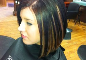 Bob Haircut with Peekaboo Highlights Medium Bob I Think I Want This Cut but Not the High