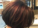 Bob Haircut with Peekaboo Highlights Short Hair Highlights with Caramel Color