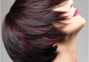 Bob Haircut with Red Highlights Bob Hairstyles Brown Bob Hairstyle with Red Highlights