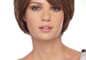 Bob Haircut with Side Swept Bangs Bob with Side Swept Bangs Hairstyle for Women & Man