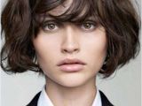 Bob Haircuts for Thick Hair with Bangs Layered Bob with Bangs for Thick Hair