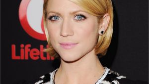 Bob Haircuts Tucked Behind Ears Brittany Snow Wore Her Bob Neatly Tucked Behind Her Ears