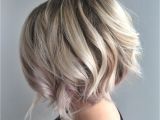 Bob Haircuts Undercut Blonde Textured Bob with Undercut Platinum Blonde Blonde Balayage