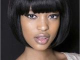 Bob Haircuts with Bangs for Black Women Great Short Hairstyles for Black Women