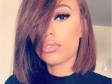 Bob Hairstyles 2019 African American Side Part Bob with Bangs Wigs for Black Women African American Wigs