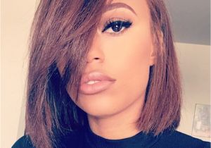 Bob Hairstyles 2019 African American Side Part Bob with Bangs Wigs for Black Women African American Wigs