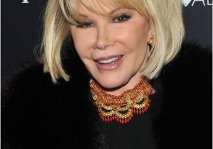 Bob Hairstyles for 70 Year Olds Short Blonde Bob Haircut for Older Women Over 70 Joan Rivers Bob