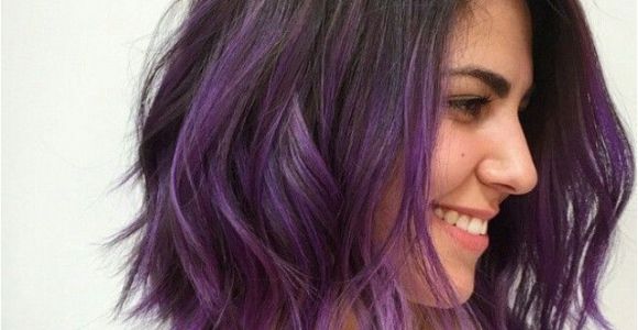 Bob Hairstyles with Dip Dye Purple Dipped Wob Color Mizzchoi Cut & Style Donovanmills at