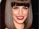 Bobbed Haircuts with Bangs 25 Long Bob with Bangs