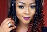 Box Braids Curly Hairstyles Charming Long Box Braids with Loose Ends