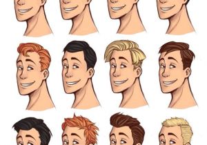 Boy Hairstyles Clipart Male Hairstyles Drawing Drawing Hair