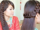 Braid Hairstyles for Long Hair Youtube Unique 4 Strand Lace Braid Hairstyle for Long Hair