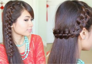 Braid Hairstyles for Long Hair Youtube Unique 4 Strand Lace Braid Hairstyle for Long Hair