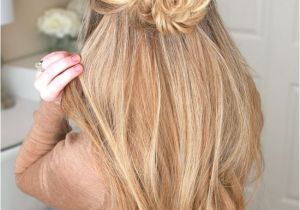 Braid Hairstyles Half Up Half Down Tutorial Image Result for Rose Bun Half Up Half Down