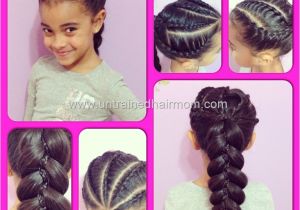 Braided Hairstyles for Mixed Hair Center Stage Braiding is Art