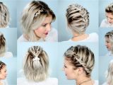 Braided Hairstyles for Short Hair Tutorials 10 Easy Braids for Short Hair Tutorial