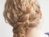 Braided Hairstyles for Wavy Hair Curly Side Braid Hairstyle Tutorial Hair Romance