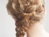 Braided Hairstyles for Wavy Hair Curly Side Braid Hairstyle Tutorial Hair Romance