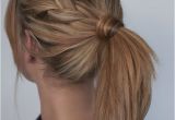 Braided Hairstyles In A Ponytail Easy Braided Ponytail Hairstyle How to Hair Romance