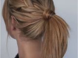 Braided Hairstyles In A Ponytail Easy Braided Ponytail Hairstyle How to Hair Romance