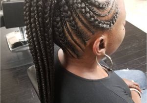 Braided Hairstyles Up In A Ponytail 31 Ghana Braids Styles for Trendy Protective Looks