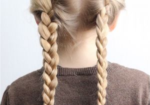 Braided Pigtail Hairstyles 5 Minute School Day Hair Styles Fynes Designs