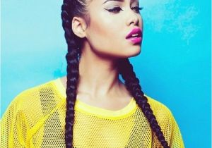 Braided Pigtail Hairstyles Cute I Wish someone Could Do Mine Like This Cornrow