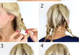 Braided Wedding Hairstyles for Short Hair Braided Updo Hairstyle for Short Hair by Angie