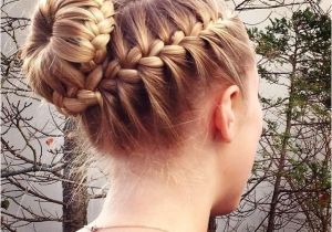 Braids with Buns Hairstyle 15 Braided Bun Updos Ideas Popular Haircuts