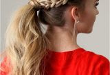 Braids with Ponytail Hairstyle Dutch Lace Braid Ponytail