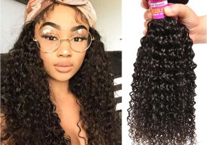Brazilian Curly Weave Hairstyles Brazilian Kinky Curly Human Hair Extensions 3 Bundles Mink Brazilian