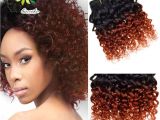 Brazilian Curly Weave Hairstyles Brazilian Virgin Hair Ombre Kinky Curly Weave Short Bob Hair Weave