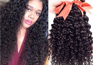 Brazilian Curly Weave Hairstyles Brazilian Water Wave Hair Weave Human Hair Extension