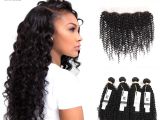 Brazilian Curly Weave Hairstyles Hc Brazilian Curly Virgin Hair with Lace Frontal Brazilian Kinky