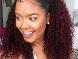 Brazilian Kinky Curly Hairstyles Burgundy 99j Brazilian Kinky Curly Hair Red and Black