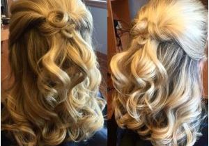 Bridal Hairstyles Half-up Long Hair Wedding Hairstyles Half Up with Bangs Updos for Prom Medium Hair