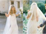 Bridal Hairstyles Long Hair Half Up Veil Long Veil with Hair Down