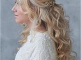 Bridal Hairstyles Long Hair Half Up Veil Pin by Ana G On Wedding