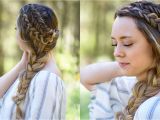 Bridal Wedding Hairstyles Youtube Double Dutch Side Braid Diy Back to School Hairstyle