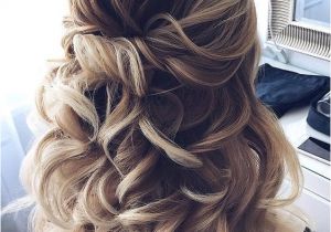 Bridesmaid Hairstyles Down Pinterest Half Up Half Down Twisted Wedding Hairstyles Wedding