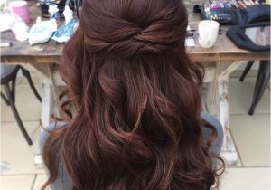 Bridesmaid Hairstyles Down Pinterest Wedding Hair Half Up Half Down Hair Pinterest