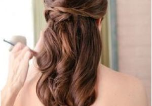 Bridesmaid Hairstyles Down Straight Half Up Half Down Straight Wedding Hair Google Search