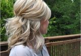 Bridesmaid Hairstyles Half Up Short Hair 35 Pretty Half Updo Wedding Hairstyles My Style In 2019