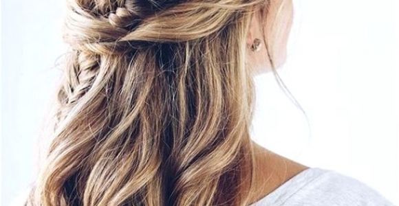 Bridesmaids Hairstyles Down 2019 Plaited Bridal Hair Half Up Half Down Weddinghairstyles