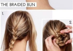 Buns Hairstyles for Medium Length Hair PunÄa Od 3 Pletenice Hair Style