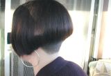 Buzzed Back Bob Haircut Accentuated Bob