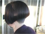 Buzzed Back Bob Haircut Accentuated Bob